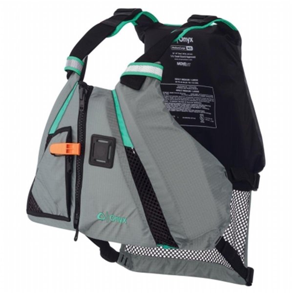 Onyx Outdoor Movement Dynamic Paddle Sports Life Vest Medium - Large, Aqua ON82067